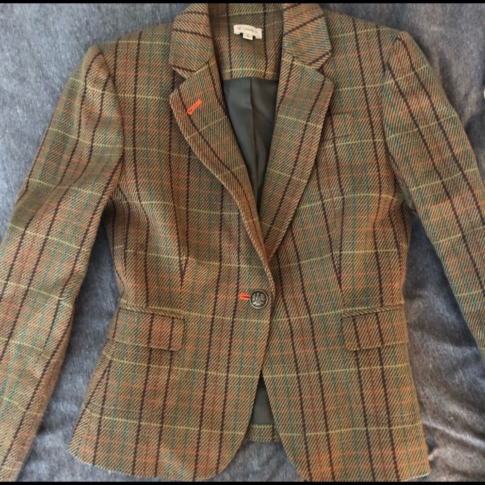 Daniel Cremieux Green Plaid Schoolboy Blazer